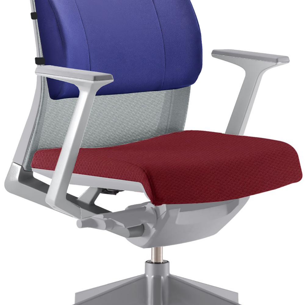 LUMBAR CUSHION WIDE BLUE